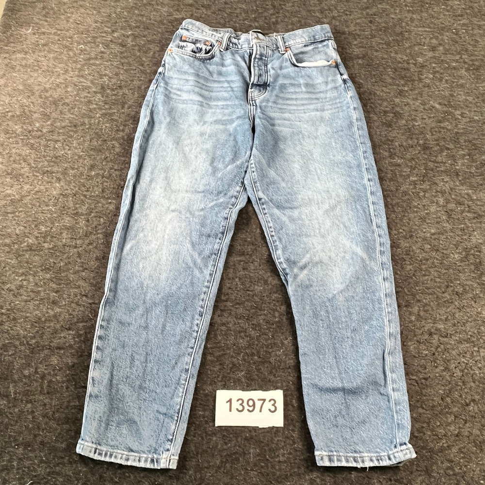 Lucky Brand Straight Leg Jeans Womens 8/29 Blue Denim Cotton Stretch Light Wash